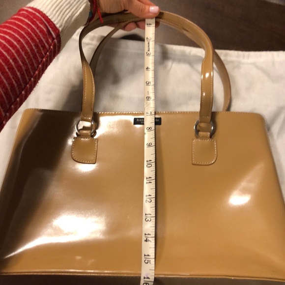 Kate Spade Vintage Nude Patent Leather Handbag - Picture 11 of 11